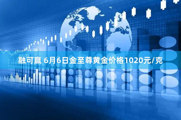 融可赢 6月6日金至尊黄金价格1020元/克